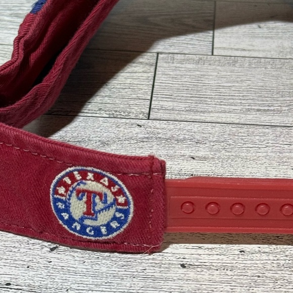 Texas Rangers Stitched Visor Hat MLB Baseball '47 One Size Genuine Merchandise - Picture 5 of 11